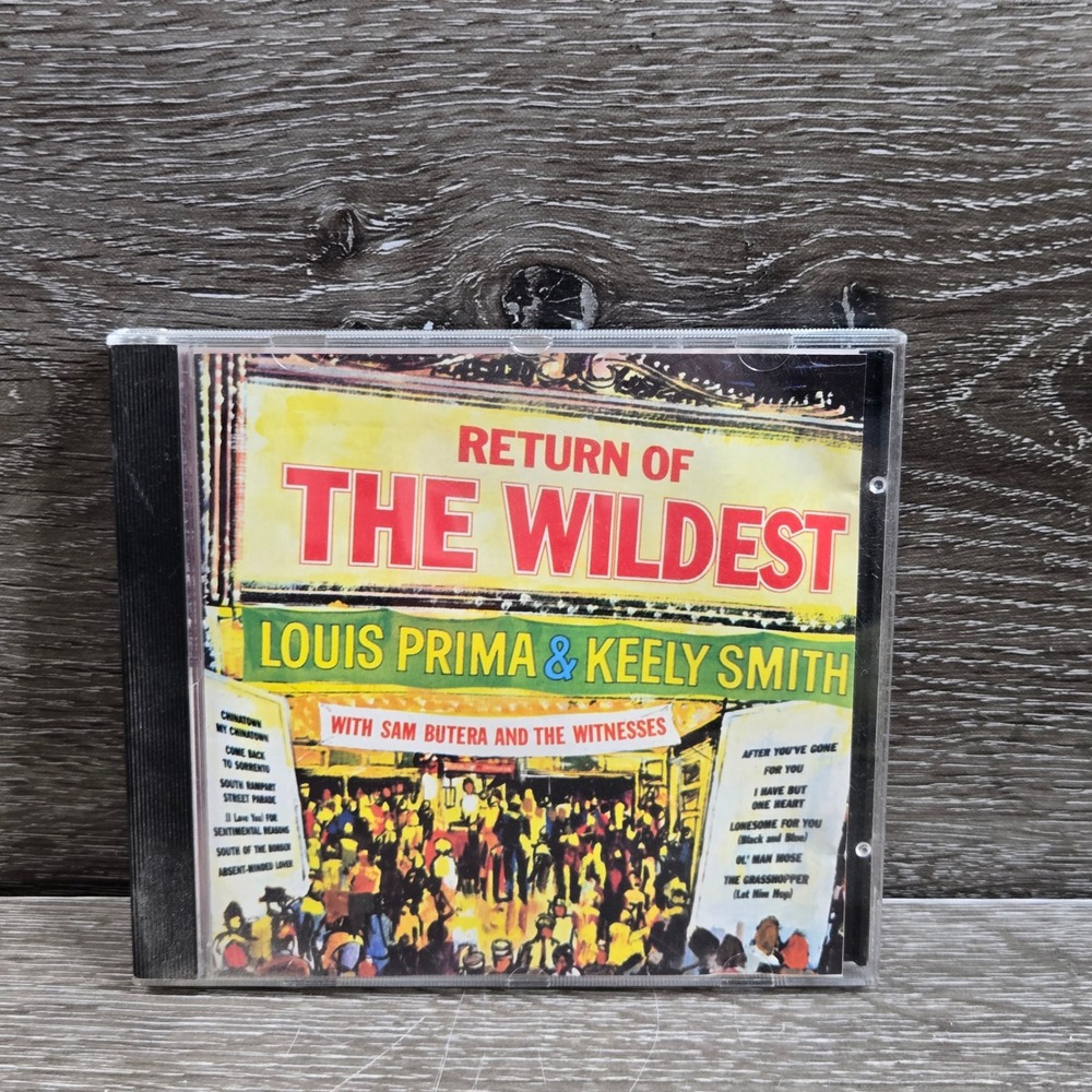 Return of the Wildest CD Louis Prima & Keely Smith w/ Sam Butera & The Witnesses - Picture 1 of 3